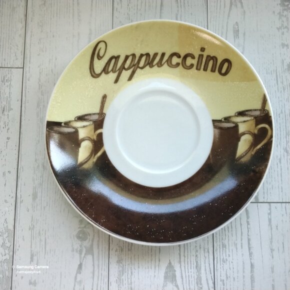 T. Bavaria Germany Cappuccino Pot Cups & Saucers 15 Pc. Set Mid 20th Century - Picture 9 of 11